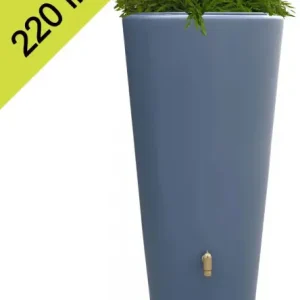 Luxe Garantia Regenton VASO 2in1 220 liter antraciet