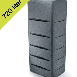 Garantia Regenton Tower Stone 720 liter Graniet-antraciet Exclusief