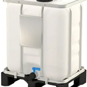 Weekendaanbieding IBC tank - Kunststof Pallet - Deksel 150mm - 2" aansluiting - 300 liter