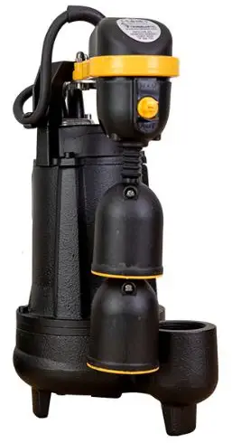 Gratis Retour Dompelpomp Vortex - KIN pumps BKL 1.5 M/VV - Met afvalwater vlotter - gietijzer - 230 volt (Max. capaciteit 10,8m³/h)
