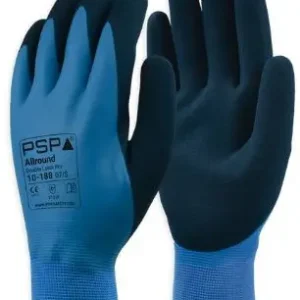 Betrouwbaar Werkhandschoenen Double Latex Pro - Allround - Blauw/Zwart - Maat 10/XL