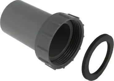 Aansluitstuk 2-delig - ABS PVC verlijmbaar - Kunststof - 1-1/2” x 40mm Finale Uitverkoop