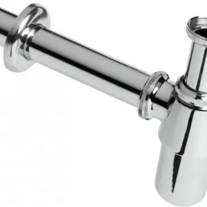 Bekersifon - muurbuis - rozet - Verchroomd - 1-1/4” x 32mm Dagaanbieding