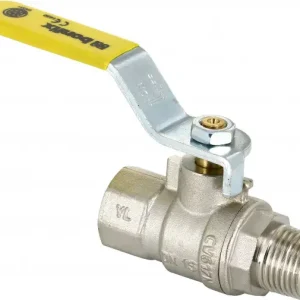 Bonfix Gaskraan voor België - hendel bediening 1 - binnendraad x buitendraad Direct Verzonden