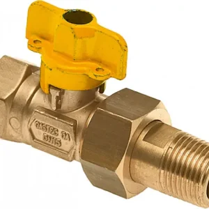 Bonfix Gaskogelkraan 1 met knop - binnendraad x koppeling buitendraad Budget