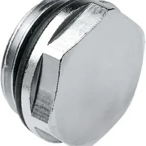 Veilige Betaling Bonfix Radiator Blindstop - messing vernikkeld 3/4 - met EPDM O-ring afdichting - buitendraad