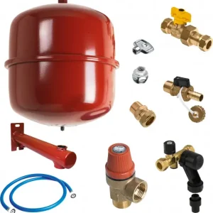 Bonfix CV ketel installatiepakket Met REFLEX expansievat 25 liter - 25 liter / 0,5 bar rood Populair