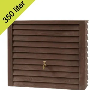 Lage Kosten WOODY regenton 350 liter donker