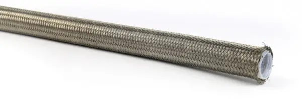 Beperkt Aanbod Teflon slang (Geribbeld) - RVS Omvlochten - Voedselslang - 8mm (Per Meter)