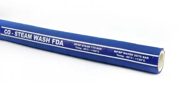 Wereldwijde Verzending Stoomslang / Levensmiddelenslang - EPDM - 25x37mm (Per Meter)