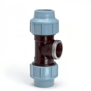 Schroef t-stuk voor PE/tyleen - 63 mm x 2" binnendraad - 16 bar Direct Verzonden