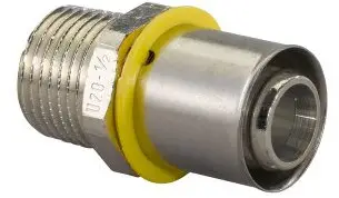 Betrouwbaar Uponor MLC-G gas koppeling - pers x buitendraad - 32mm x 1