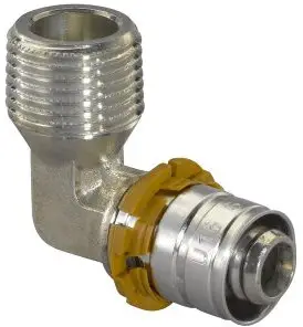 Nu Kopen Uponor S-Press draad knie 90° - pers x buitendraad - 40mm x 1-1/4