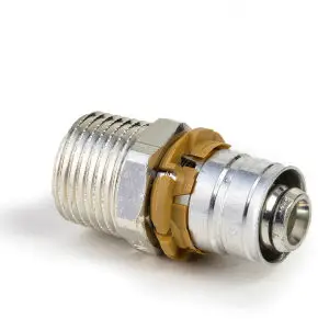 Uponor S-Press draad koppeling - pers x buitendraad - 50mm x 2 Must-Have