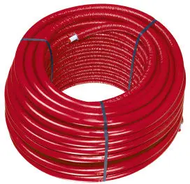 Uponor - Uni Pipe PLUS buis - 16mm - met isolatielaag 6mm - rood (Per Meter) Exclusieve Aanbieding