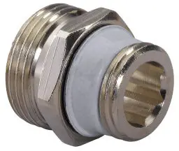 Uponor S-Press radiator aansluit nippel - buitendraad x buitendraad euroconus - 1/2" x 3/4 Handgemaakt