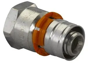 Uponor S-Press schroef koppeling - pe/alu - pers x binnendraad - 40mm x 1-1/4 Topkwaliteit