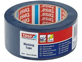 Koop Online Henco - montagetape voor geïsoleerde leidingen - 50mm - PE - Blauw - lengte 33 m