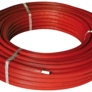 Seizoensaanbieding Henco - meerlagenbuis met 6mm isolatie - 16 x 2mm - PE - rood - Rol 50 m