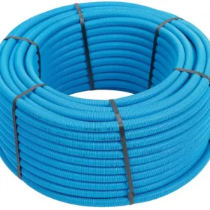 Henco - meerlagenbuis - in blauwe mantelbuis - 20 x 2mm - PE - Rol 50 m Flitsaanbieding