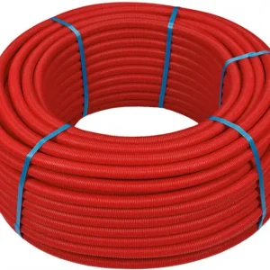 Bulkbestelling Henco - meerlagenbuis - in rode mantelbuis - 20 x 2mm - PE - Rol 25 m