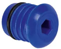 Shop Nu Henco - afsluitplug - 20mm - blauw - kunststof