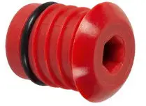 Henco - afsluitplug - 20mm - rood - kunststof Finale Uitverkoop