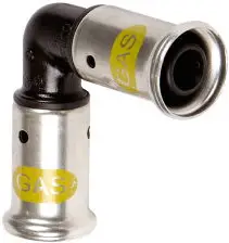 Koop Vandaag Henco - knie 90° - gas - pers x pers - 20mm x 20mm - pvdf