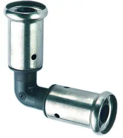 Geld-Terug-Garantie Henco - knie 90° - pers x pers - 50mm x 50mm - pvdf