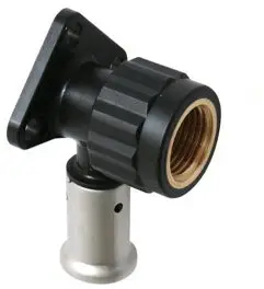 Topkwaliteit Henco - muurplaat - pers x binnendraad -16mm x 1/2" - pvdf