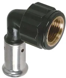 Nieuw Model Henco - schroef knie 90° - pers x binnendraad - 40mm x 1-1/4" - pvdf