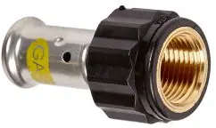 Limited Edition Henco - schroef koppeling - gas - pers x binnendraad - 20mm x 3/4" - pvdf