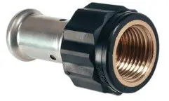 Koopje Henco - schroef koppeling - pers x binnendraad - 32mm x 1" - pvdf