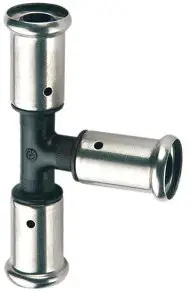 Gratis Retour Henco - T-stuk 90° - pers x pers x pers - 26mm x 26mm x 26mm - pvdf