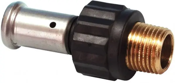 Henco - Koppeling - pers x buitendraad - 32mm x 1" - pvdf Bestseller