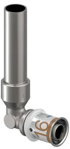 Gereduceerde Prijs Uponor S-Press Plus overgangs knie - spie x pers - 15mm x 16mm - L = 150mm - Smart Aqua - Kiwa