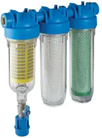 Atlas Filtri - vloeistof filter - Rainmaster Trio HYDRA RAH CB EC - binnendraad x binnendraad - 3/4" x 3/4" - messing Speciale Aanbieding