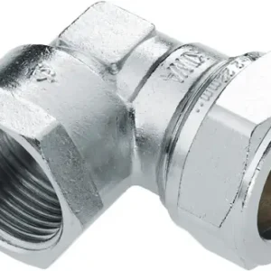 Laatste Versie Bonfix knelkoppeling - knie - binnendraad - 3/4” x 22mm - Vertint Messing