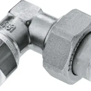 Laatste Kans Bonfix knelkoppeling - Radiatorkoppeling haaks met buitendraad - 1/2” x 15mm - Vertint Messing