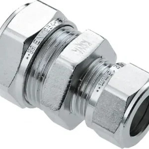 Bonfix knelkoppeling - Rechte verloopkoppeling - 28mm x 22mm - Vertint Messing Dagaanbieding