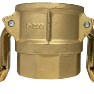 Handgemaakt Camlock Vrouwelijk met Binnendraad - Type D - Messing - 1” - DN 25 - D100