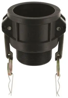 Handgemaakt Camlock Vrouwelijk met Buitendraad - Type B - PP (Polypropyleen) - 1” - DN 25 - B100