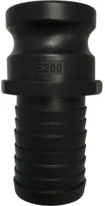 Hete Deal Camlock Mannelijk met Slangtule - Type E - PP (Polypropyleen) - Slangtule 100 mm - DN 100 - E400