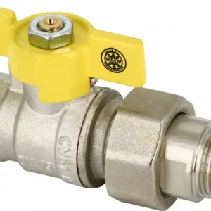 Bonfix Gaskraan voor België - vlindergreep bediening 1/2 - binnendraad x koppeling buitendraad Voordeelprijs