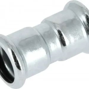 Koopje Bonfix Pressfitting staalverzinkt CV Rechte koppeling 28 x 28 - 2 x press - (m-profiel)