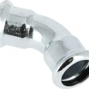 Premium Bonfix Pressfitting staalverzinkt CV Bocht 45° 15 x 15 - 2 x press - (m-profiel)