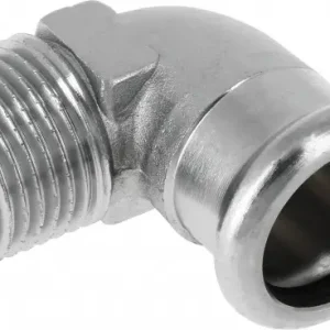 Seizoensaanbieding Bonfix Pressfitting staalverzinkt CV Kniekoppeling 90° 1/2 x 18 - conische buitendraad (R) x press - (m-profiel)