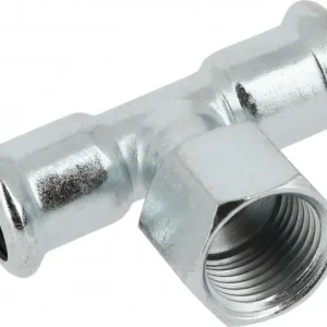 Bestel Nu Bonfix Pressfitting staalverzinkt CV T-koppeling 22 x 1/2 x 22 - press x lange binnendraad x press - (m-profiel)