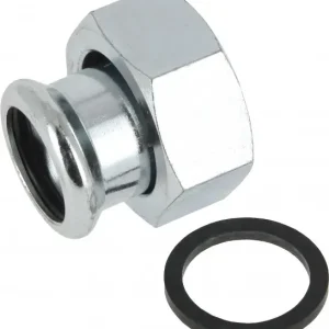 Bestseller Bonfix Pressfitting staalverzinkt CV Wartelkoppeling 1-1/2" x 28 - met vlakke dichting - binnendraad (G) x press - (m-profiel)