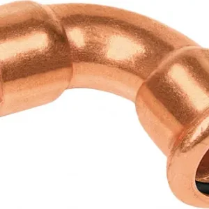 Ambachtelijk Bonfix Pressfitting roodkoper WATER Bocht 90° 18 x 18 - 2 x press - (m-profiel)